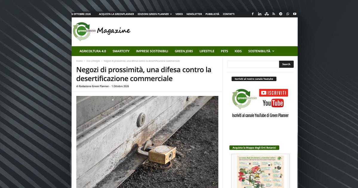 Greenplanner - Negozi di prossimità, e desertificazione commerciale